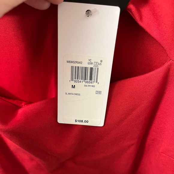 GUESS SL Arita Bodycon Dress - Red - Picture 3 of 7